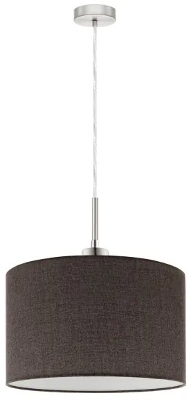 Eglo - LED Csillár zsinóron TUNJA 1xE27/60W/230V barna