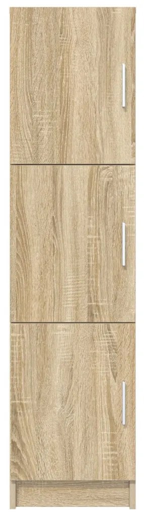 Magas Tároló sonoma tölgy 31,5 x 32 x 124 cm Faanyag