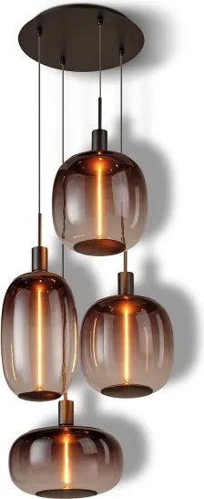 Osram - Tápkábel NEEDLE PENDANT 4xE27/25W/230V antracit