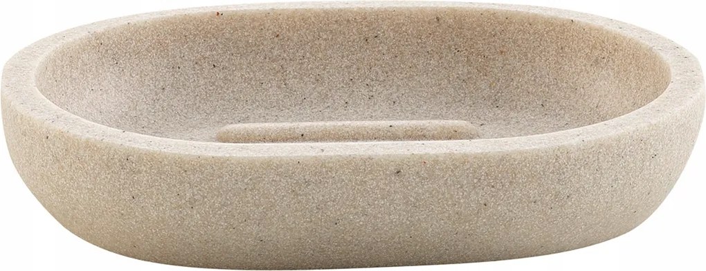 Szappantartó Bézs Természetes Sand Mintával 12 x 8,5 x 1,1 cm