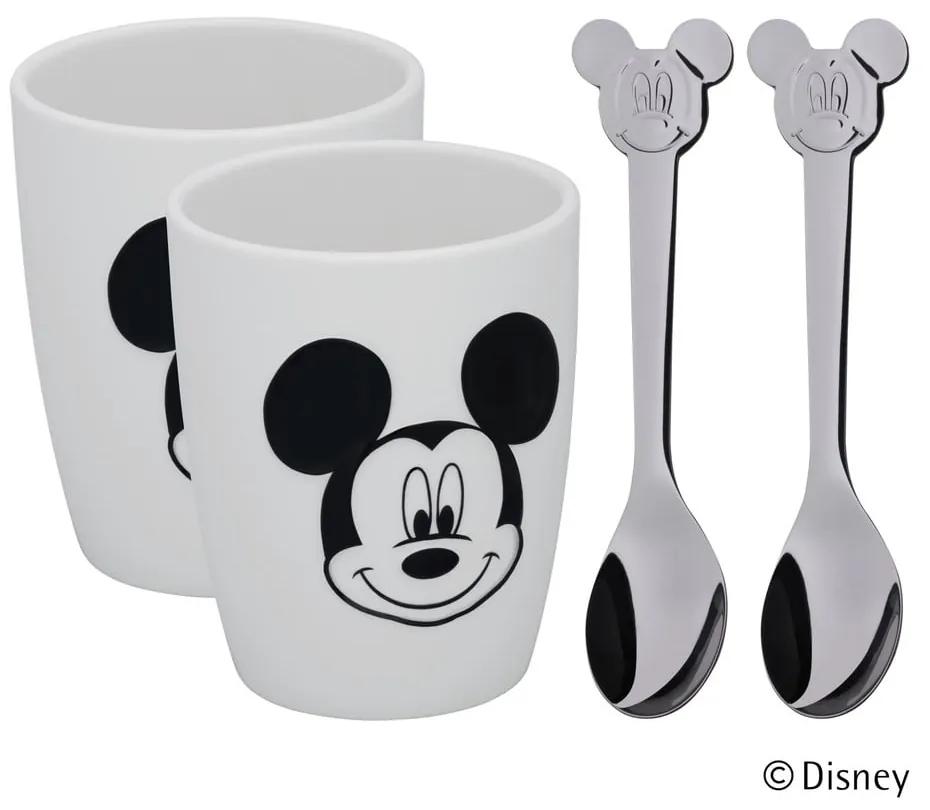 Mickey Mouse 2 db pohár és 2 db kanál szett - Mickey Mouse