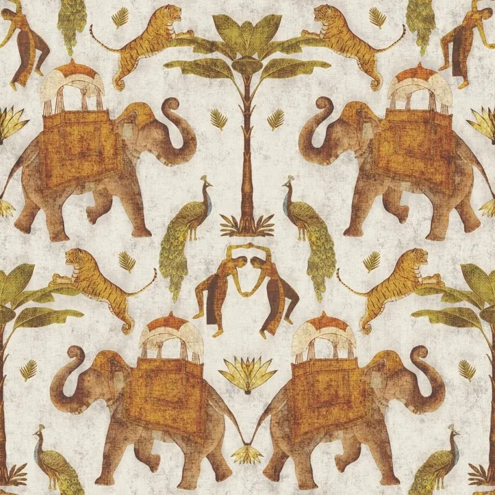Flizelin Tapéta Állatos-növényes Motívumokkal