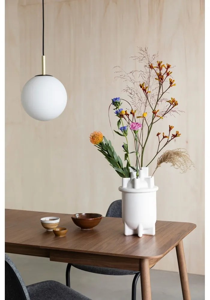 Bővíthető étkezőasztal diófa dekoros asztallappal 80x120 cm Glimps – Zuiver