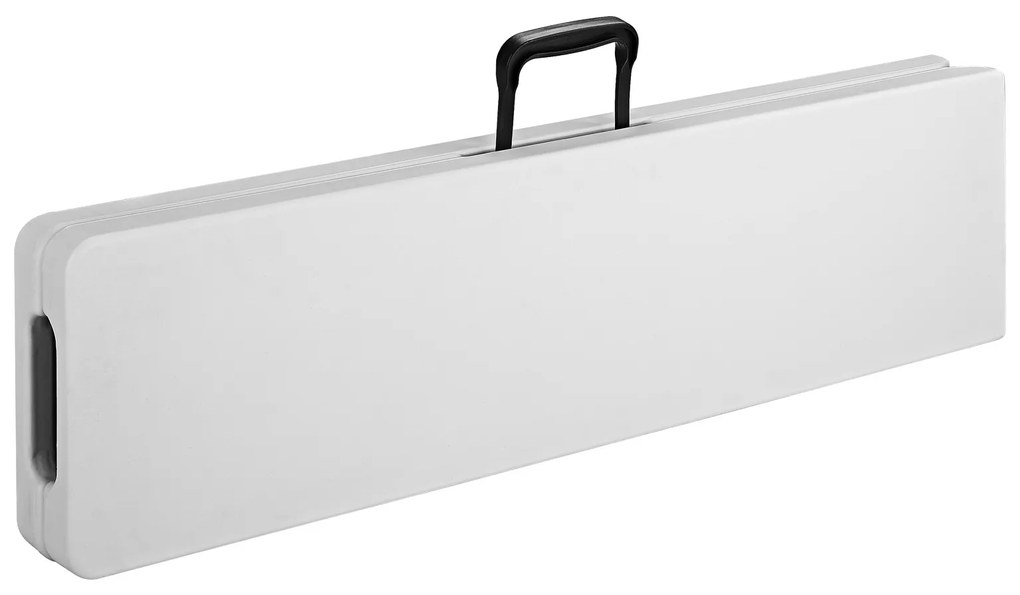 Casaria® 2 darabos összecsukható pad szett 180 cm - fehér