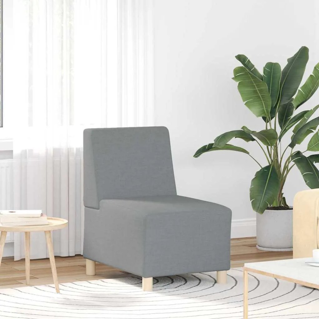 Karfa Nélküli Modularis Kanapé Egység 3 pcs Világosszürke