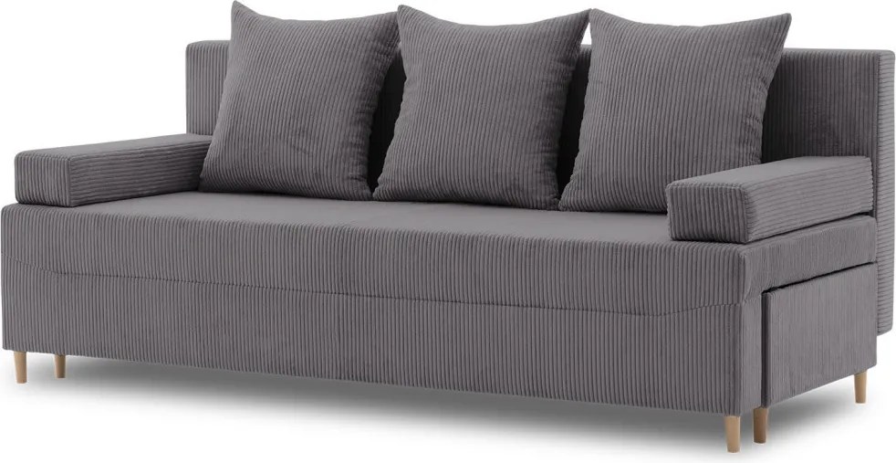 Fireze kanapé, kordbársony, szürke
