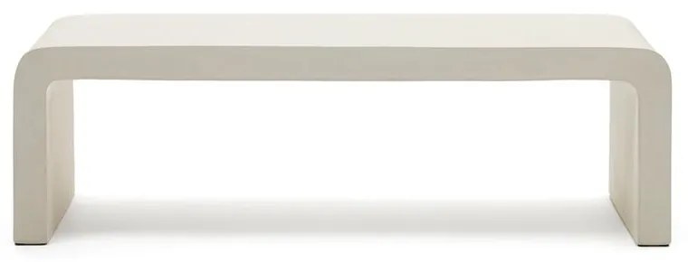 Beton kerti dohányzóasztal 135x65 cm Aiguablava – Kave Home