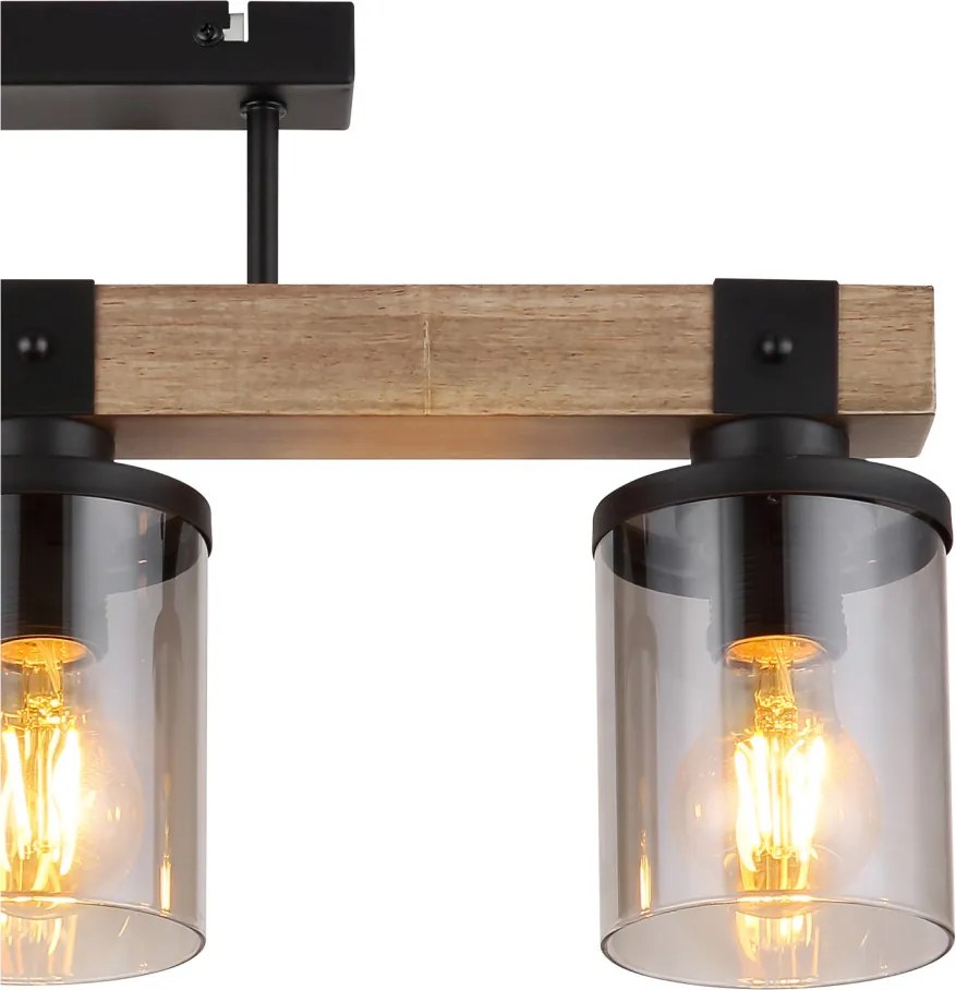 GLOBO 15555-3D LILA Loft Mennyezeti Lámpa E27 IP20