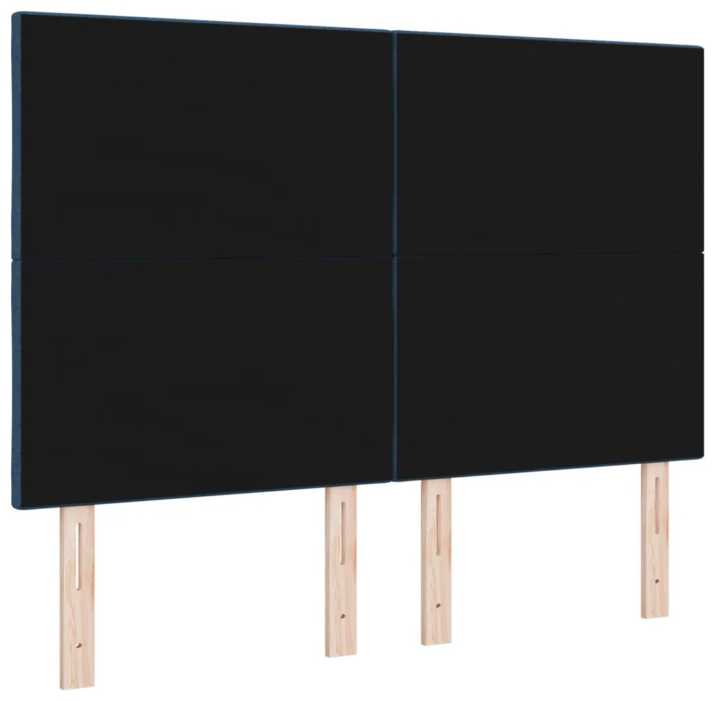 LED Fejtámla Gyémánt Blokk Design Kék 144 cm Szövet