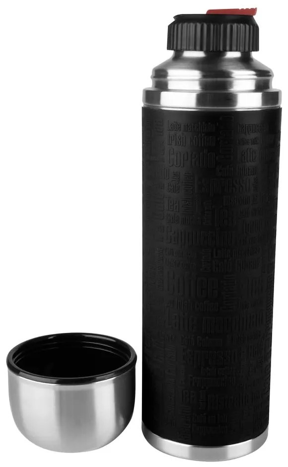Fekete termosz bögrével 1 l Senator – Tefal