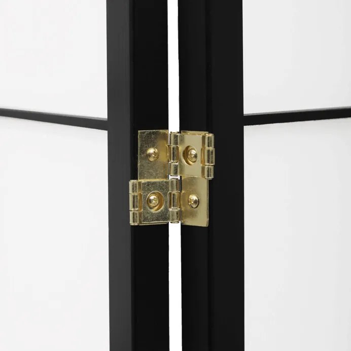 Fekete Tömörfa Paraván. EF-E804 BK