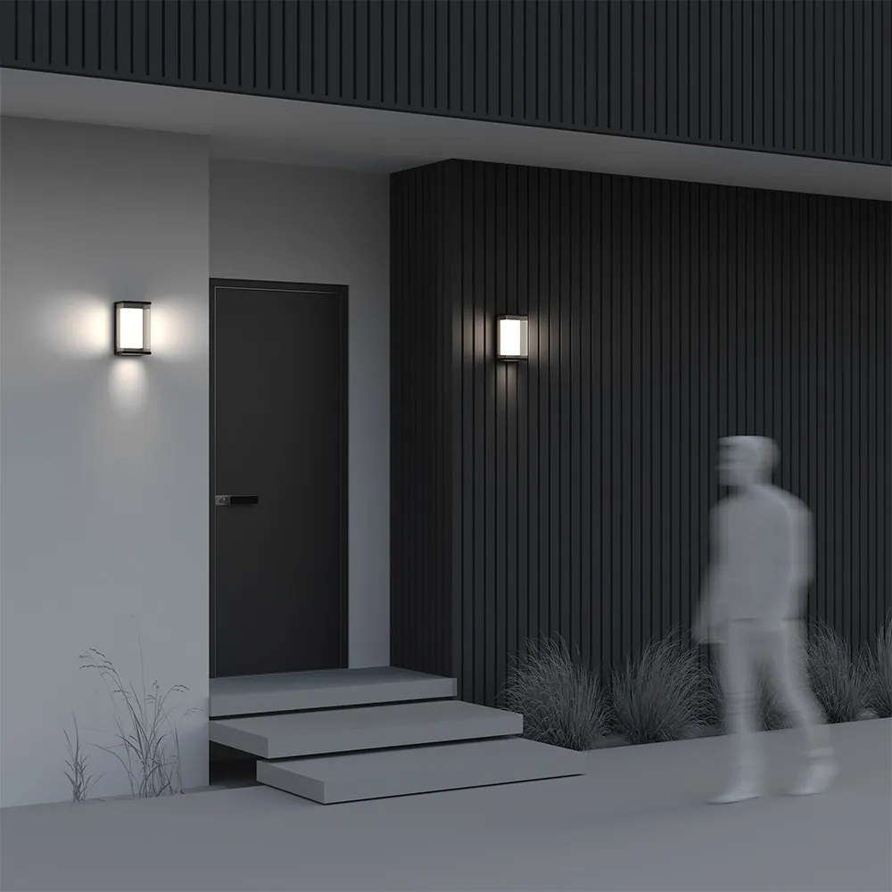 MAYTONI O021WL-L10B3K BAKER STREET Modern Kültéri Fali Lámpa Fekete LED IP65
