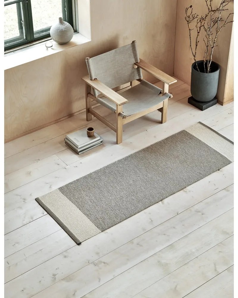 Bézs kültéri-beltéri futószőnyeg 85x260 cm Edit Mud Vanilla – Pappelina