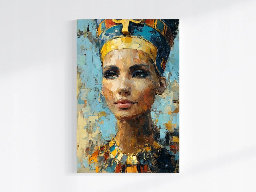 Canvas Vászonkép Portré Impasto Egyiptom Nefertiti Királynő 40x60