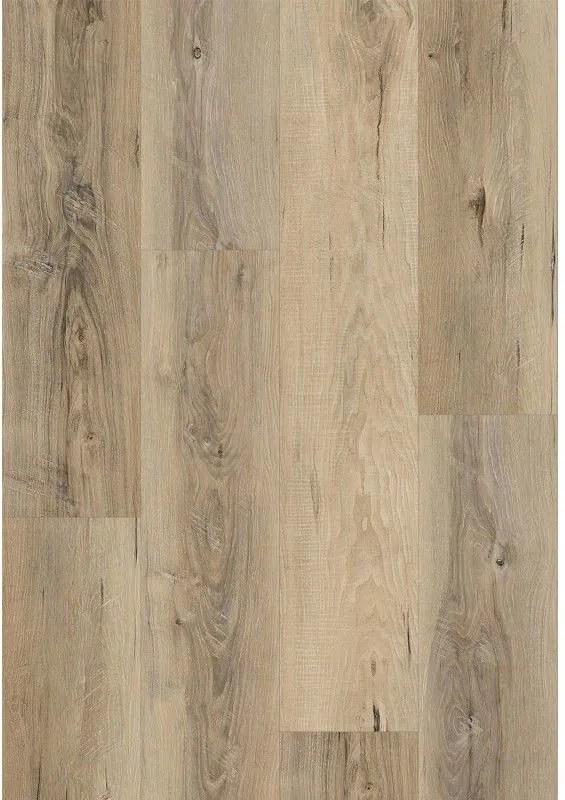 Mexen Fresno  vinil panelek 1240 x 182 mm SPC 6,5 mm, IXPE 1,5 mm alátét, 4 V-fuga, Dió - F1074-1240-182-505-4V1-03