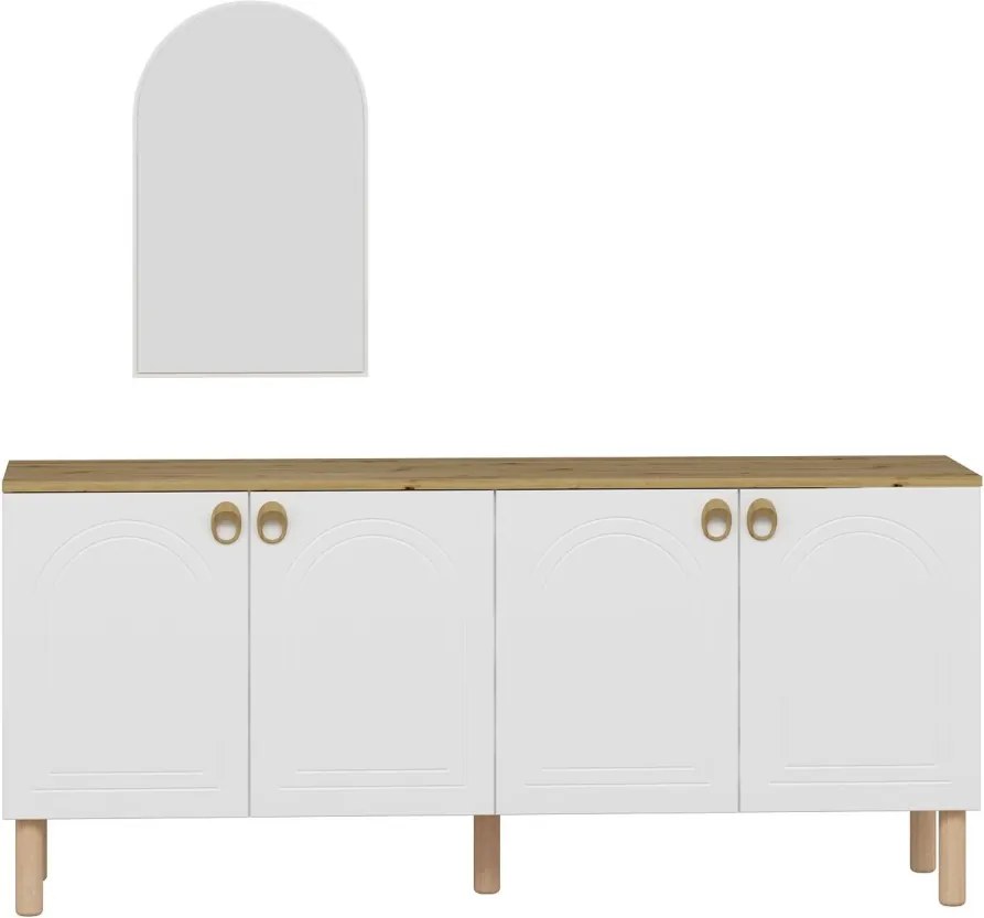 Lotus komód, fehér, 180 cm – TR506MNR1326