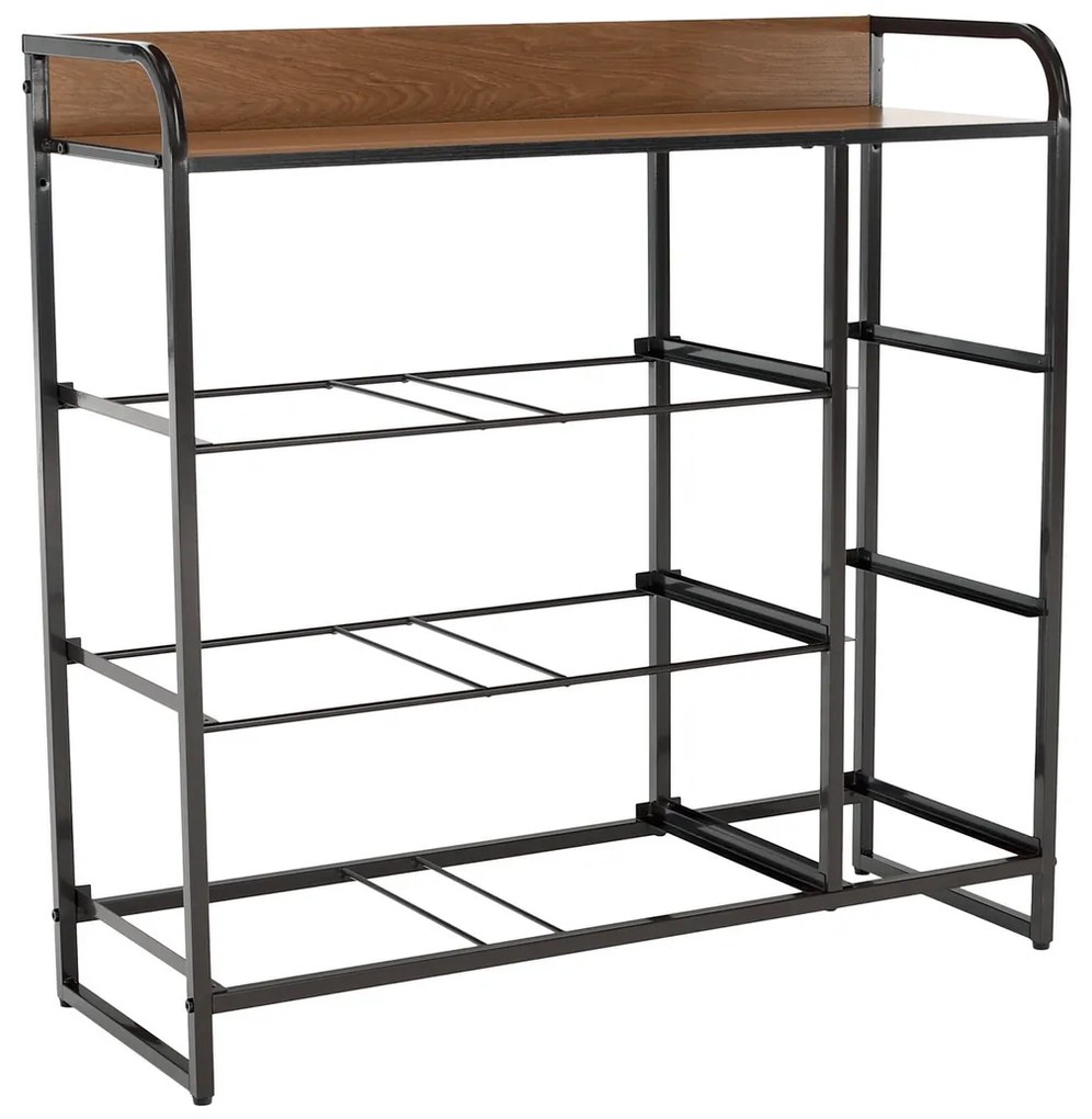 HAZEL TYP 3 szekrény szövet fiókokkal, barna, XL