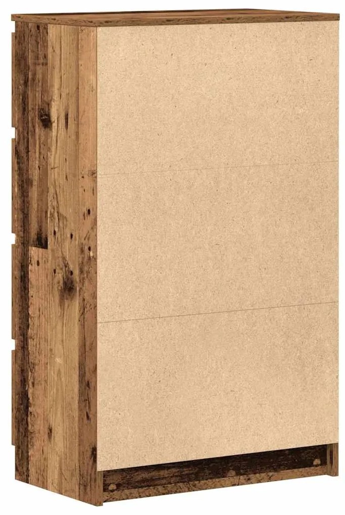 antik fa szerelt fa tálalószekrény 60 x 35 x 98,5 cm
