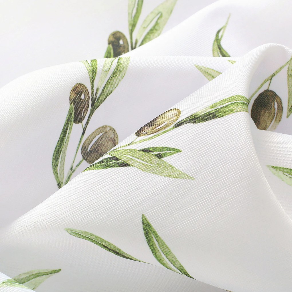 Goldea dekoratív drapéria - olivák 280x150 cm