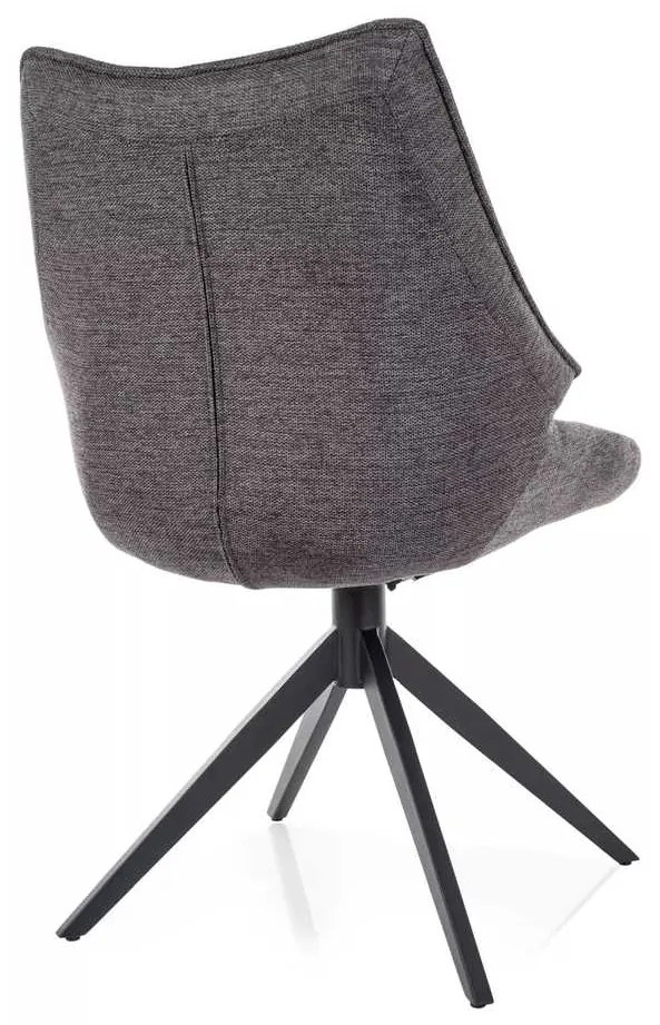 Opal II étkezőszék, sötét szürke