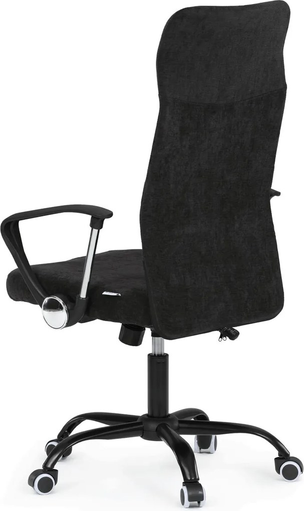 KA-W3109 fekete szövet irodai szék hinta mechanizmussal