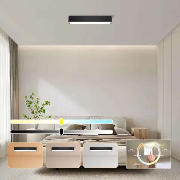 Immax NEO 07254L - LUNGO 20W/230V Wi-Fi LED dimmelhető lámpa fekete + DO