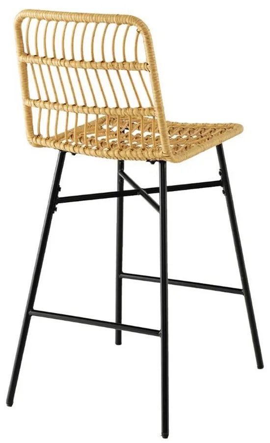 Polirattan bárszék 2db