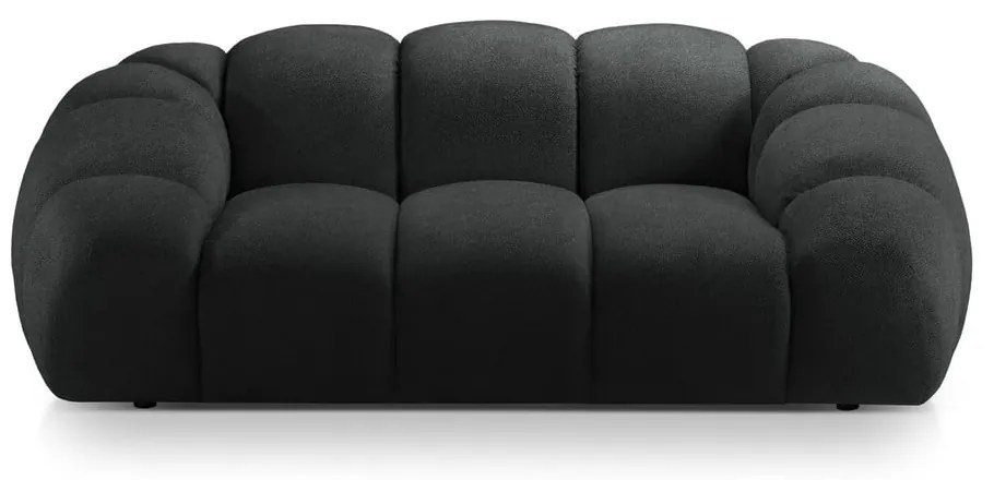 Fekete kanapé 214 cm Diana – Micadoni