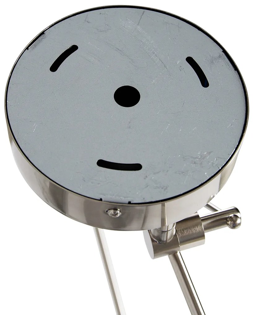 Acél lógólámpa árnyékolóval 35 cm fehér állítható 2 lámpás - Blitz