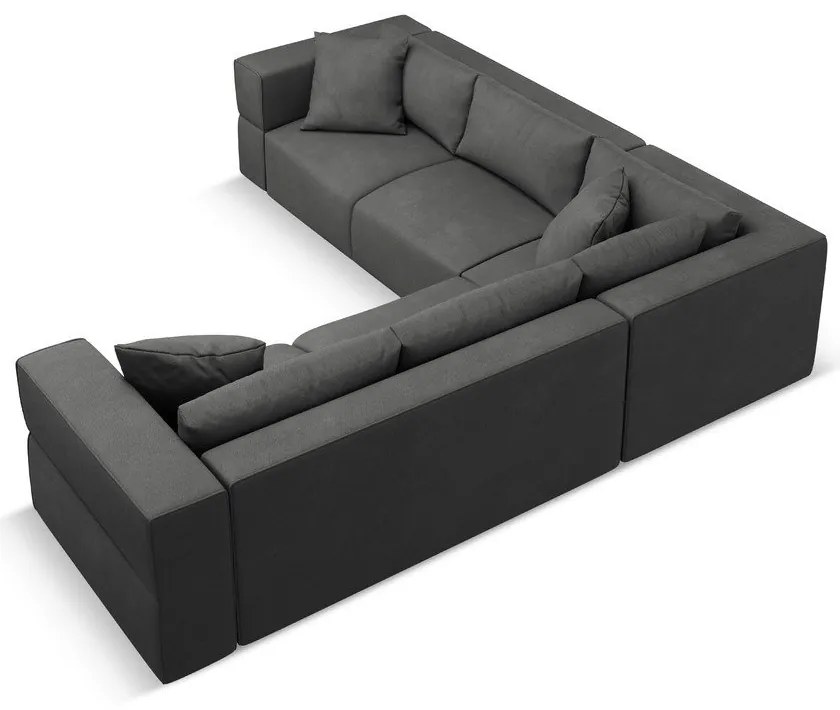 Sötétszürke sarokkanapé (variálható) Esther – Milo Casa