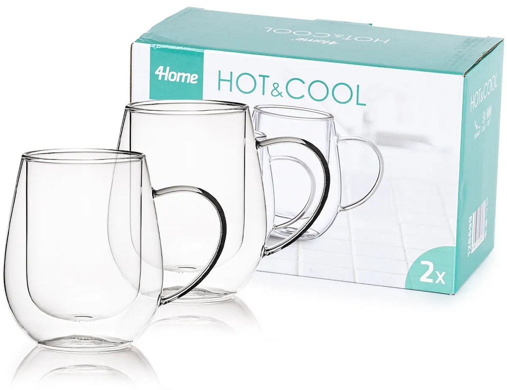 4Home Hot&Cool Relax thermo pohár 300 ml,2 db