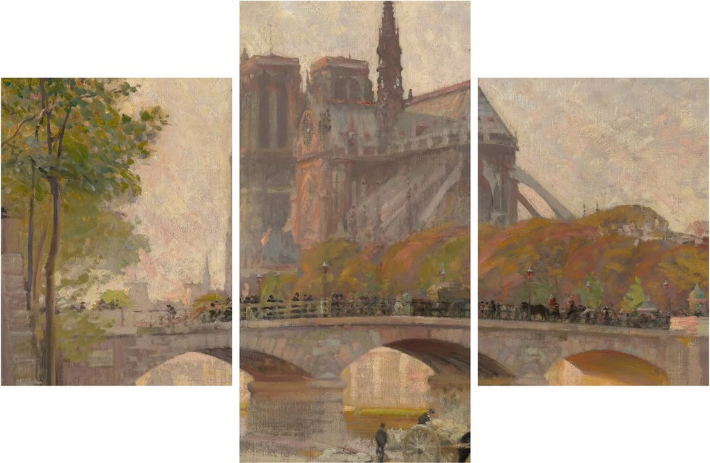 Kép - Robert William Vonnoh, Notre Dame de Paris, reprodukciók (90x60 cm)