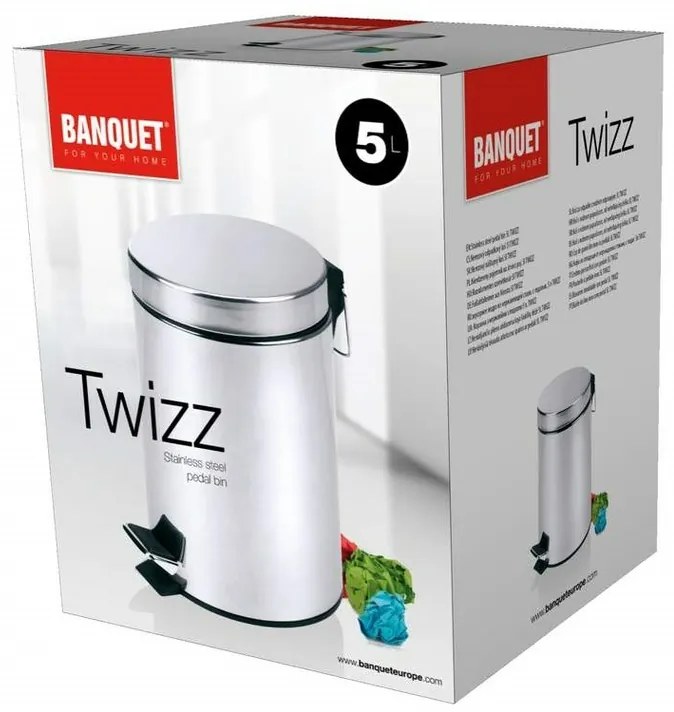 Banquet TWIZZ hulladékgyűjtő, 5 l , 5 l