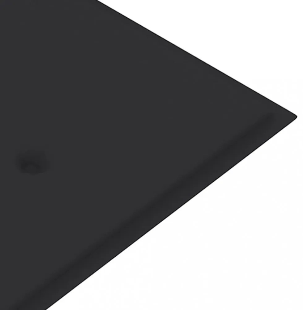 antracitszürke oxford szövet kerti padpárna 150 x 50 x 3 cm