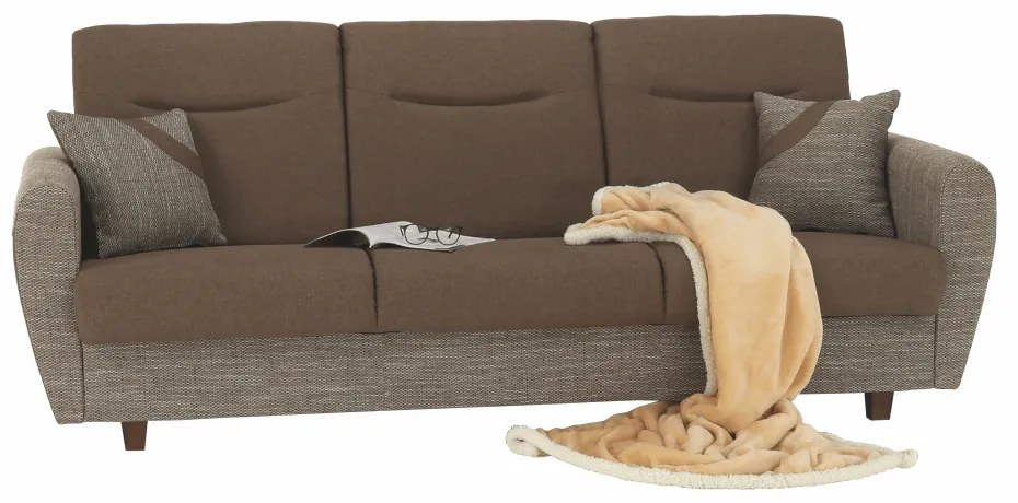 Zondo Háromszemélyes kanapé Miriel barna. 772467