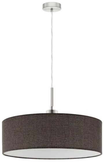 Eglo - LED Csillár zsinóron TUNJA 1xE27/60W/230V barna