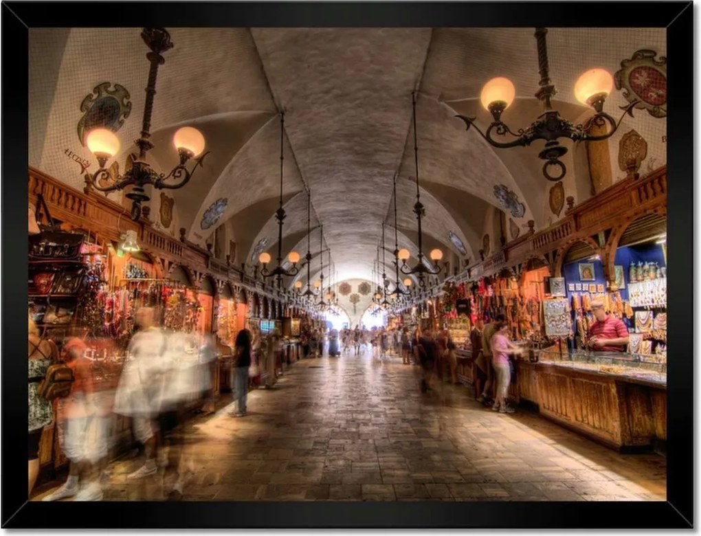 Poszterek keretben 40x30 Ruhák Krakkóban