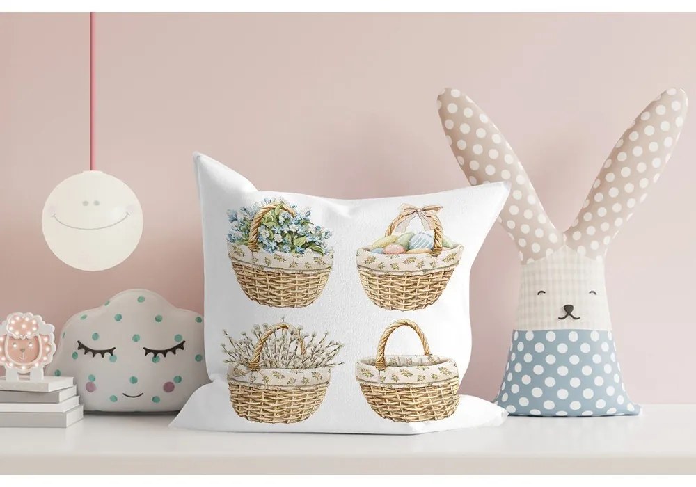 Párnahuzat húsvéti mintával 43x43 cm – Mila Home
