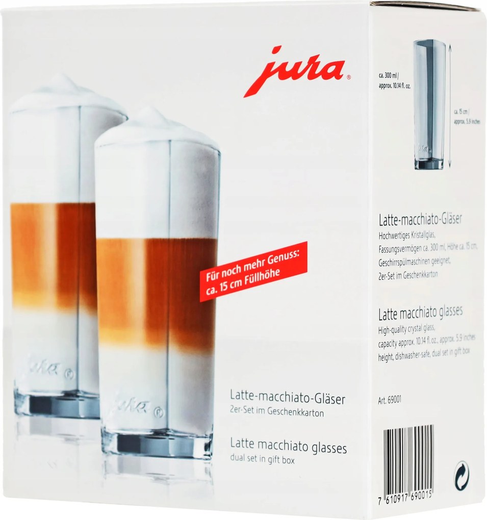 Jura 2 darabos Latte Macchiato pohár szett