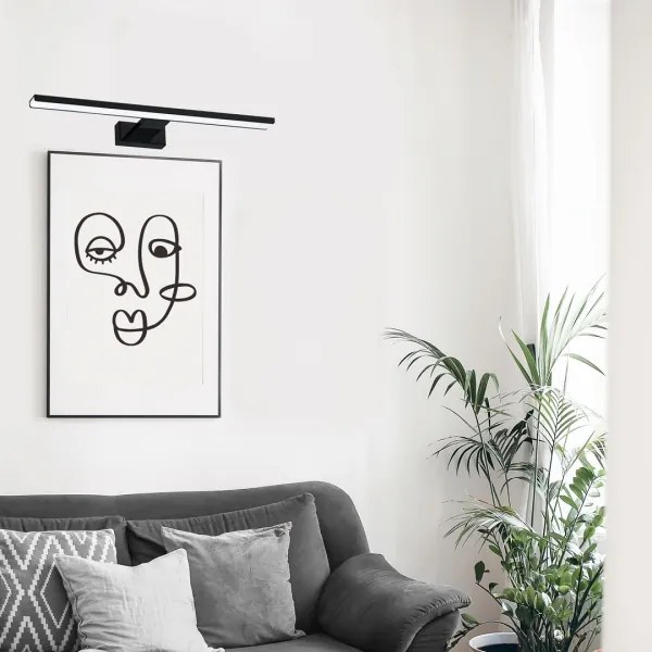 LED Képvilágítás PINTO LED/12W/230V fekete