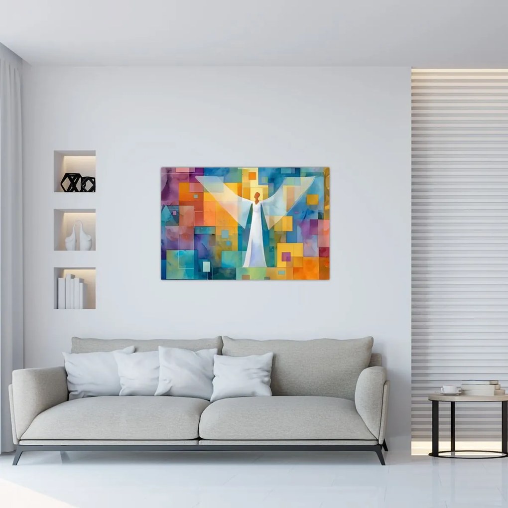Kép - Geometrikus angyal (90x60 cm)