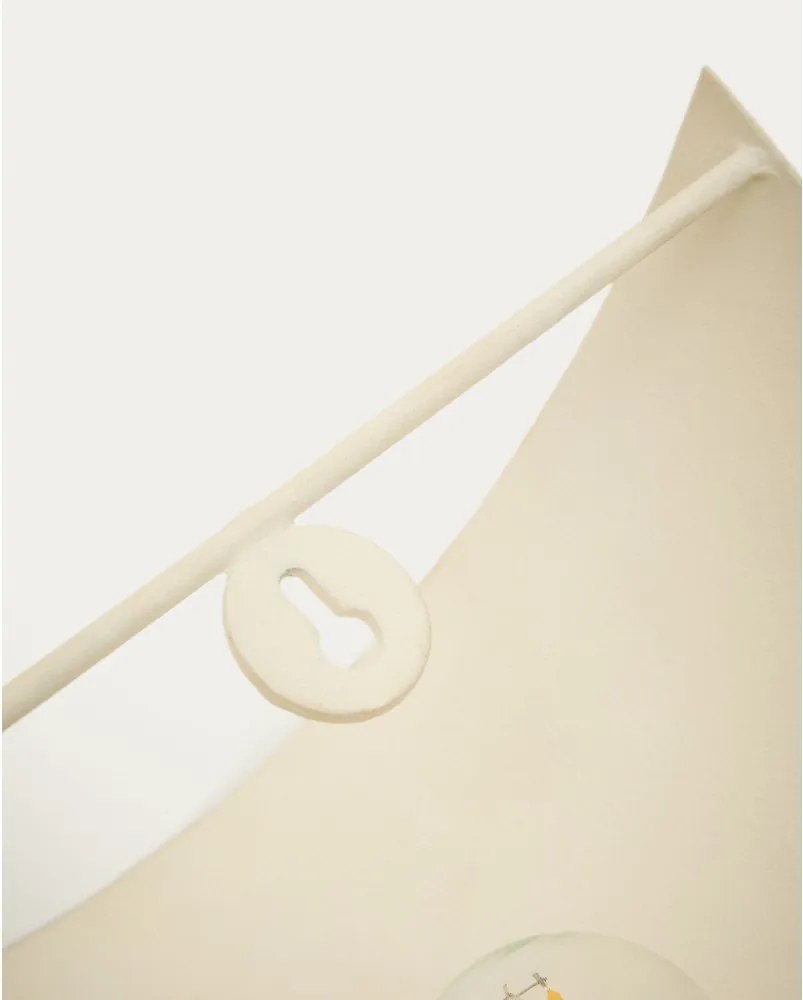 Fehér konnektorhoz csatlakoztatható fali lámpa Nibla – Kave Home