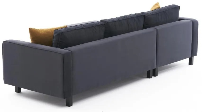 Sarokkanapé Kale Velvet Balos - Antracit