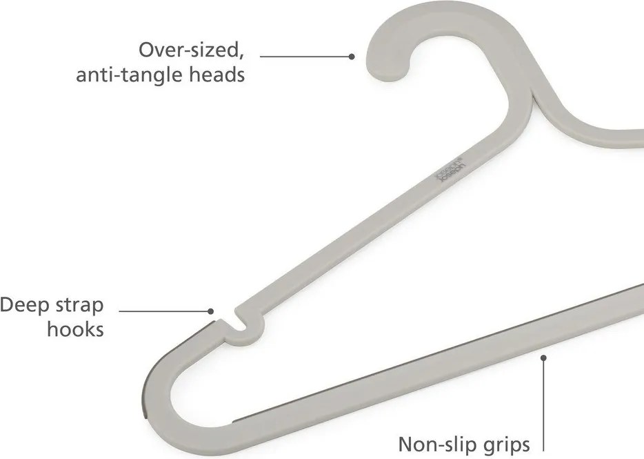 Műanyag vállfa szett 5 db-os Orderly – Joseph Joseph