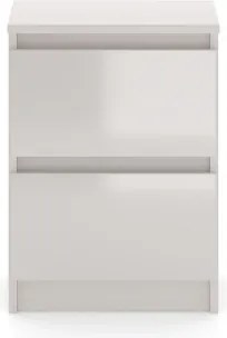 SIMPLE Komoda 40 2S kaszmir/kaszmir połysk
