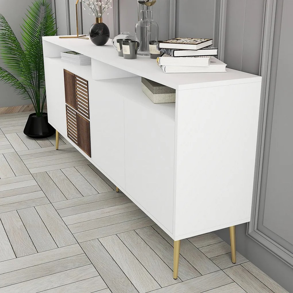Milan - White, Gold
