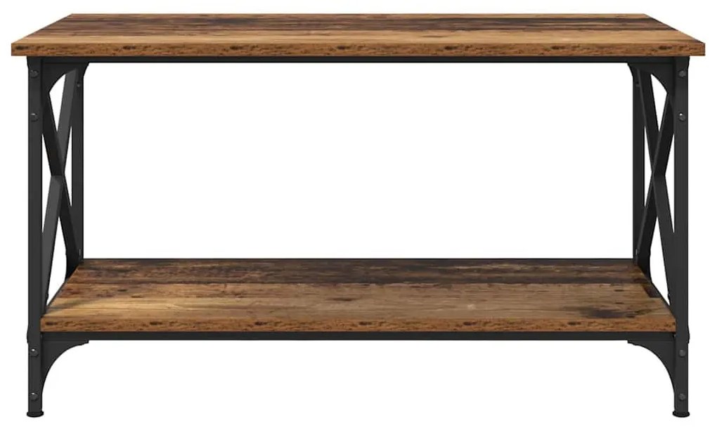 Dohányzóasztal Régi fa 80 x 45 x 45.5 cm Faanyag