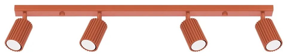 Téglavörös spotlámpa 6,5x81 cm Gleam – Sollux