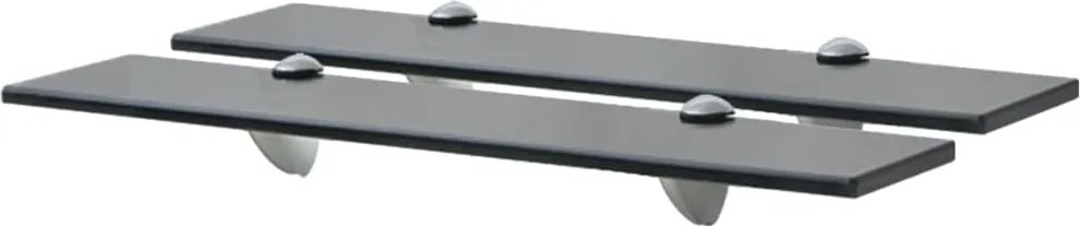vidaXL 2 db lebegő üvegpolc 50 x 20 cm 8 mm