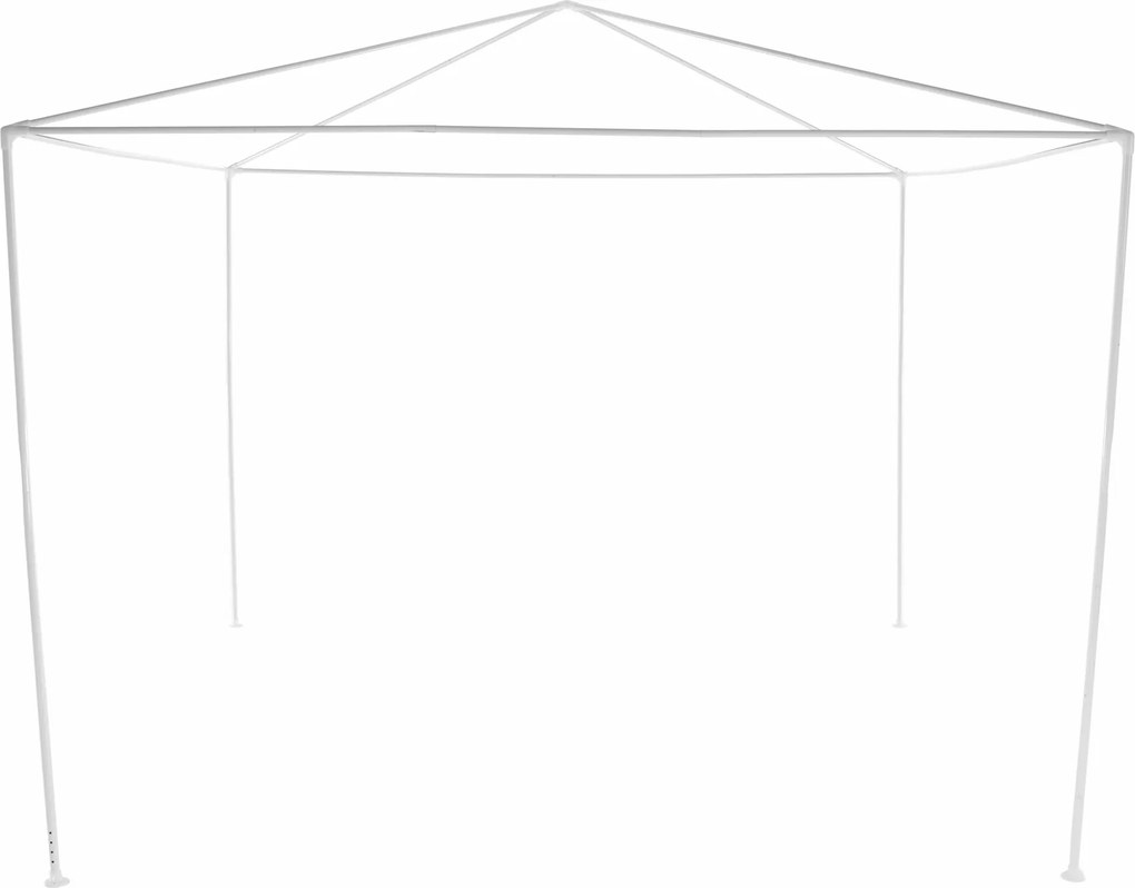 Kerti partisátor, fehér, 3x3 m, TEKNO TYP 1